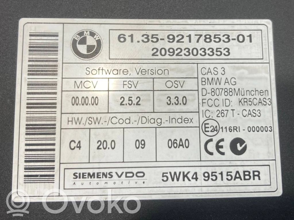 Aizdedzes ECU komplekts