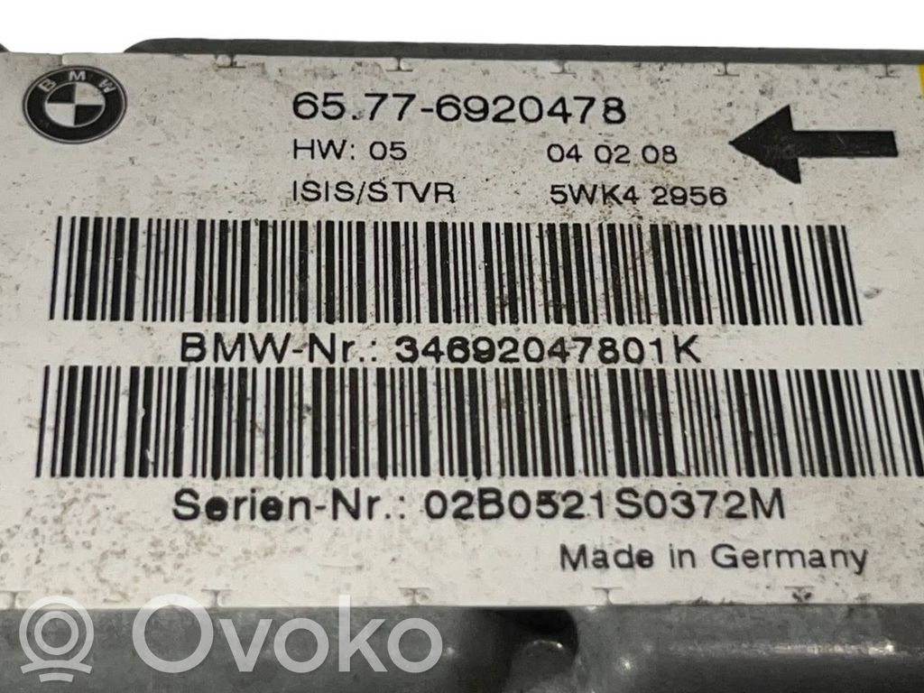 Gaisa spilvenu vadības bloks