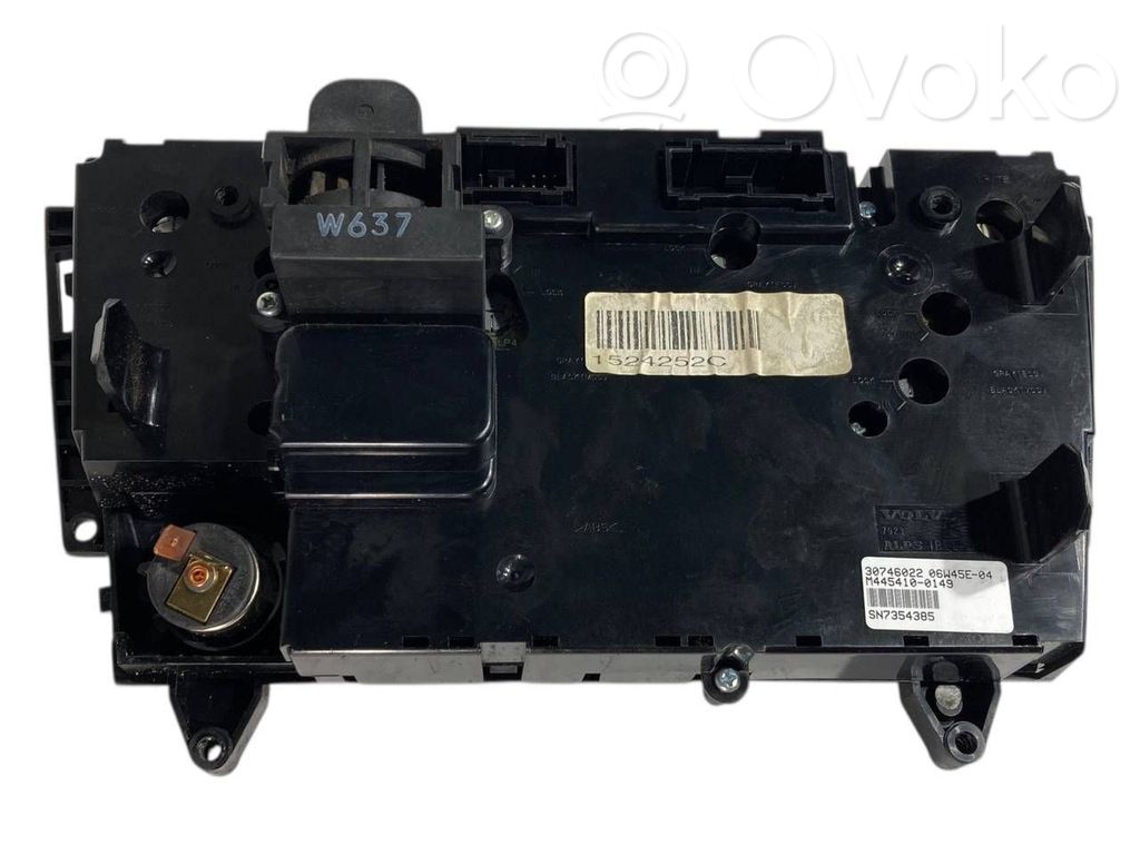 Gaisa kondicioniera / klimata kontroles / salona apsildes vadības bloks (salonā)