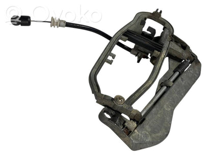 Holder/bracket for external opening handle at the back