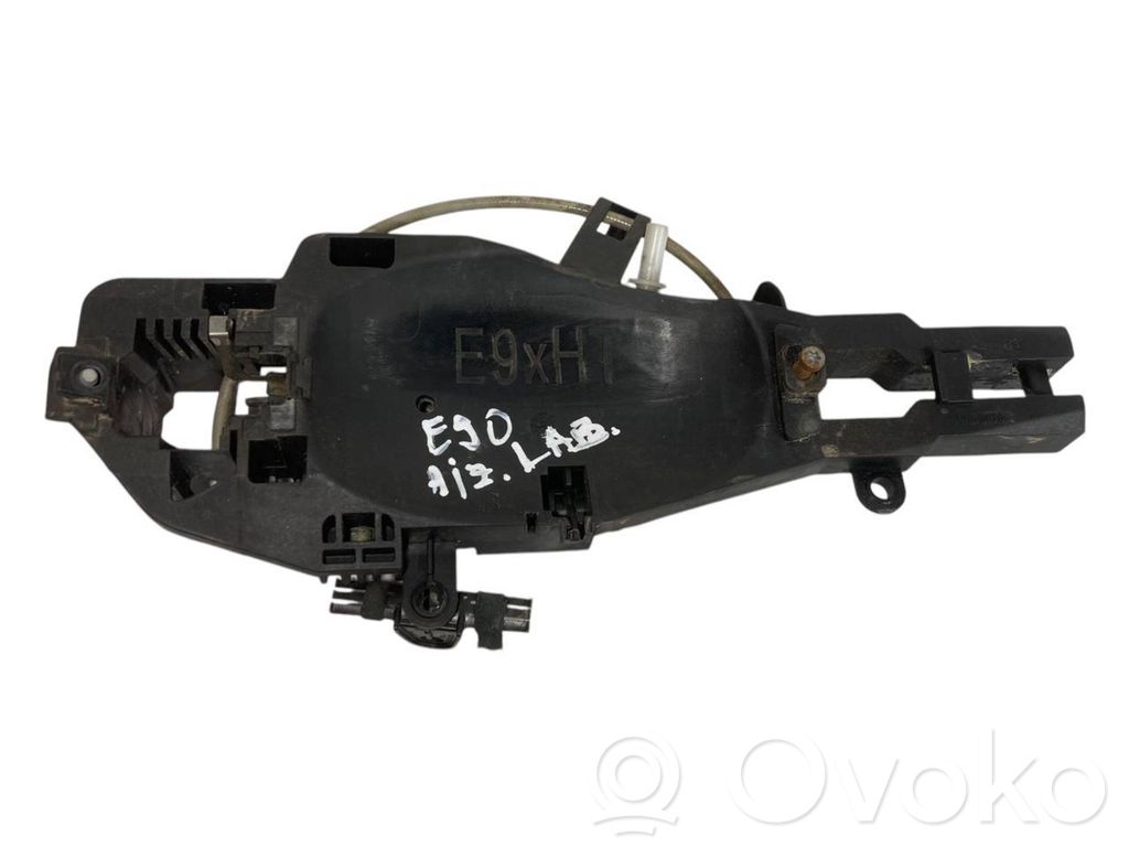Holder/bracket for external opening handle at the back