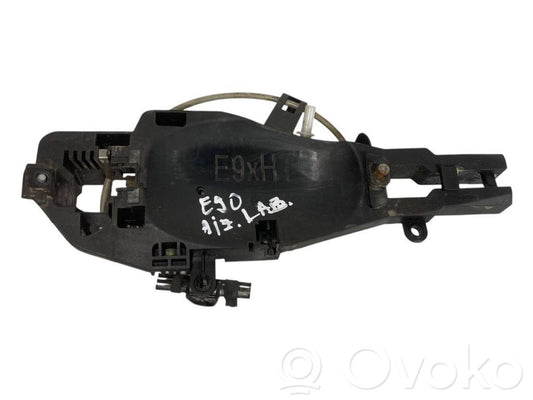 Holder/bracket for external opening handle at the back