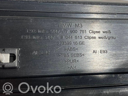 Priekšējā sliekšņa dekoratīvā apdare (iekšējā)