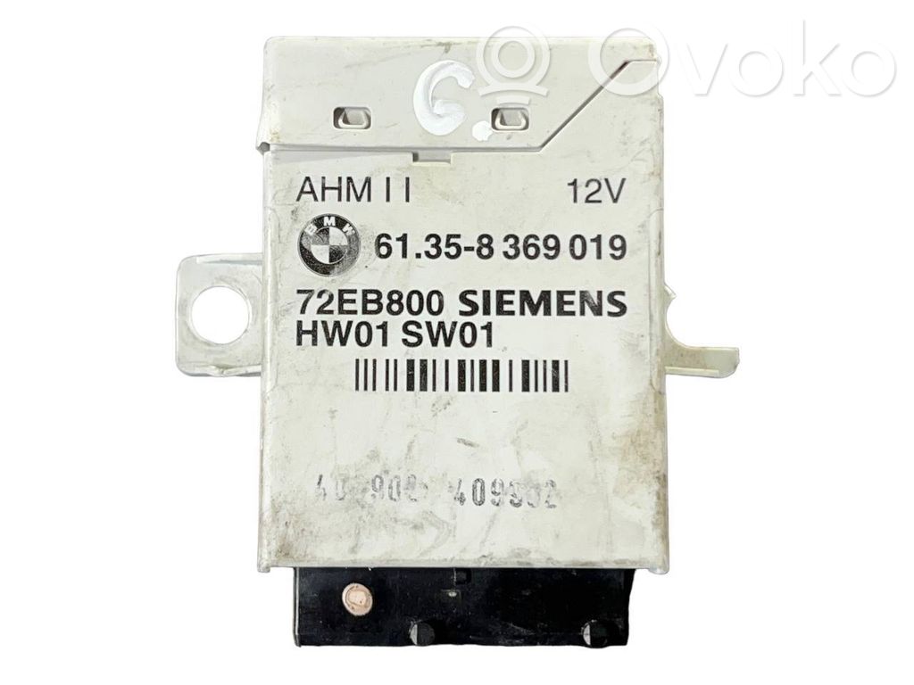 Trailer hitch control unit