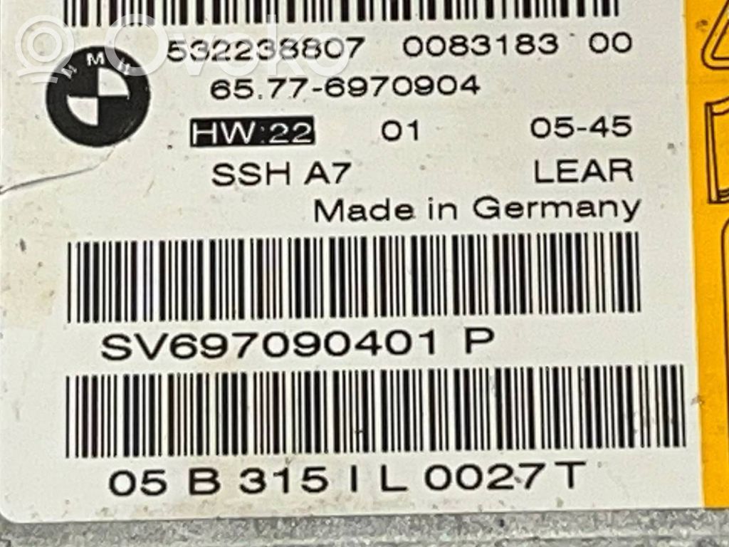 Gaisa spilvenu vadības bloks