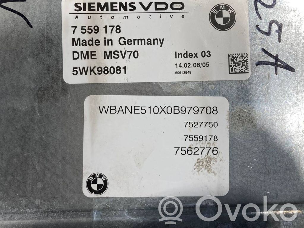 Aizdedzes ECU komplekts