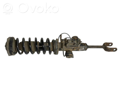 Front shock absorber with spring