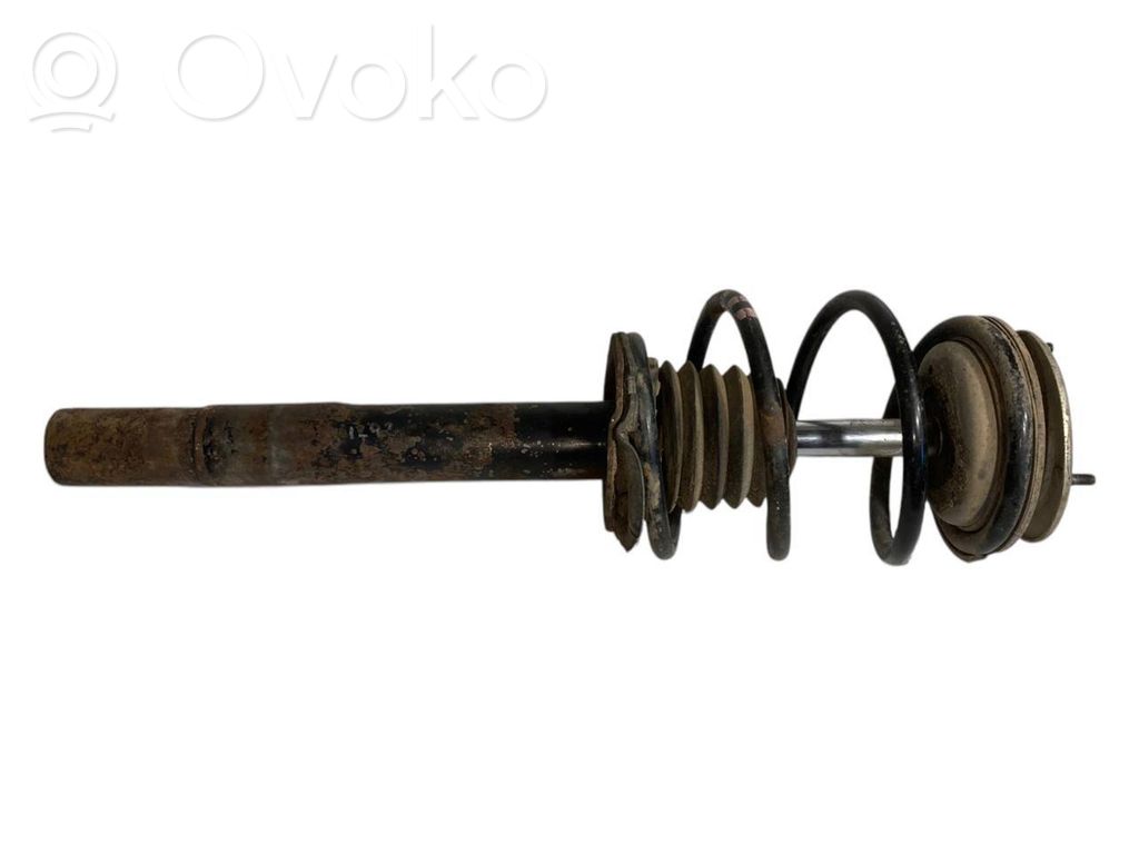 Front shock absorber with spring