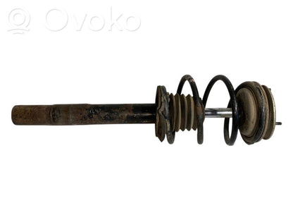 Front shock absorber with spring