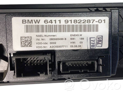 Air conditioning / climate control / interior heating control unit (in the passenger compartment)