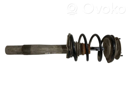 Front shock absorber with spring