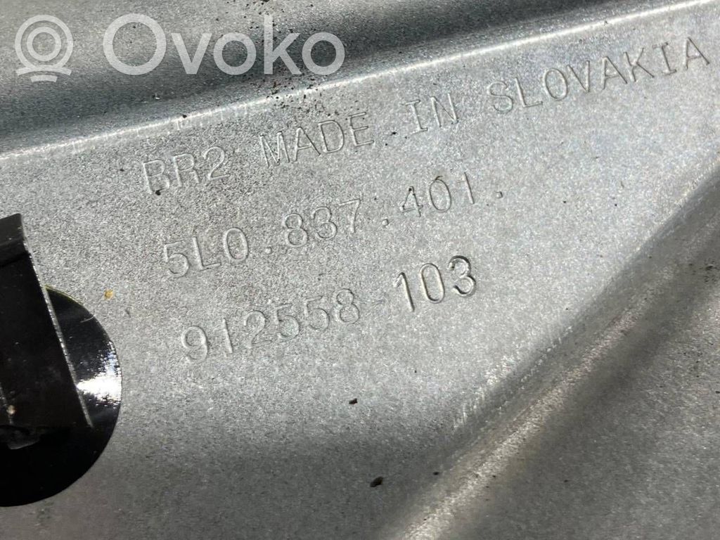 Priekšpusē elektriskā loga pacelšanas mehānisma komplekts
