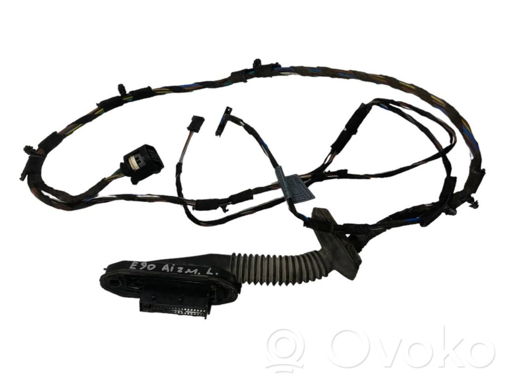 Монтаж проводки задней двери