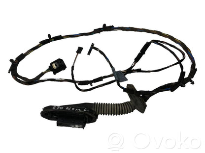 Монтаж проводки задней двери