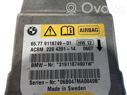 Gaisa spilvenu vadības bloks