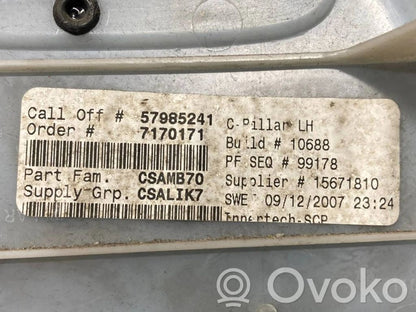 (C) statņa dekoratīvā apdare