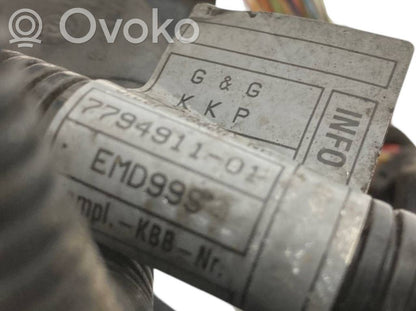 Dzinēja vadu instalācija