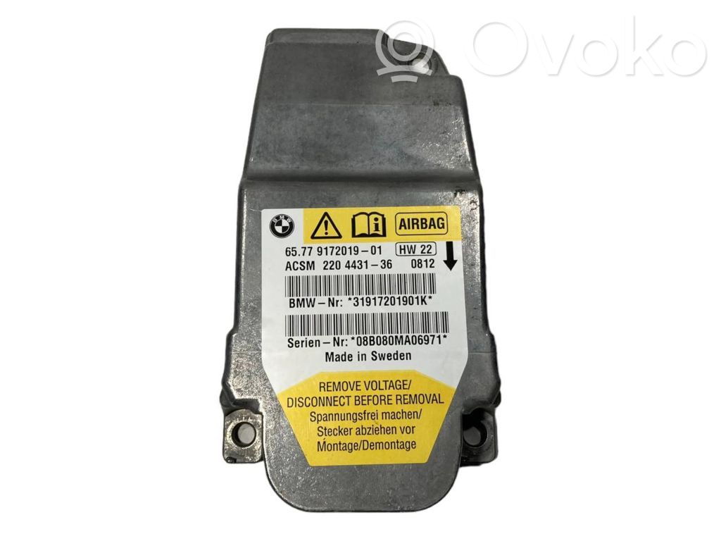Airbag control unit