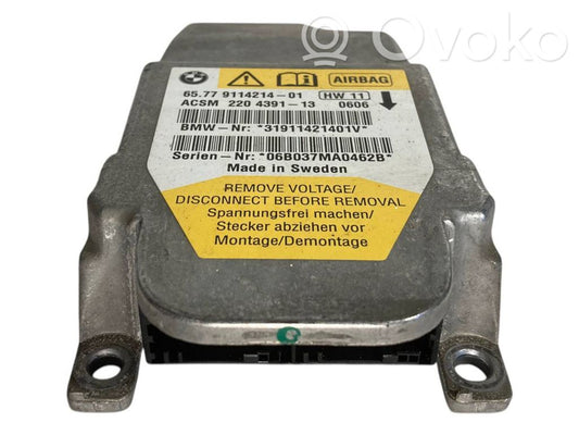 Gaisa spilvenu vadības bloks