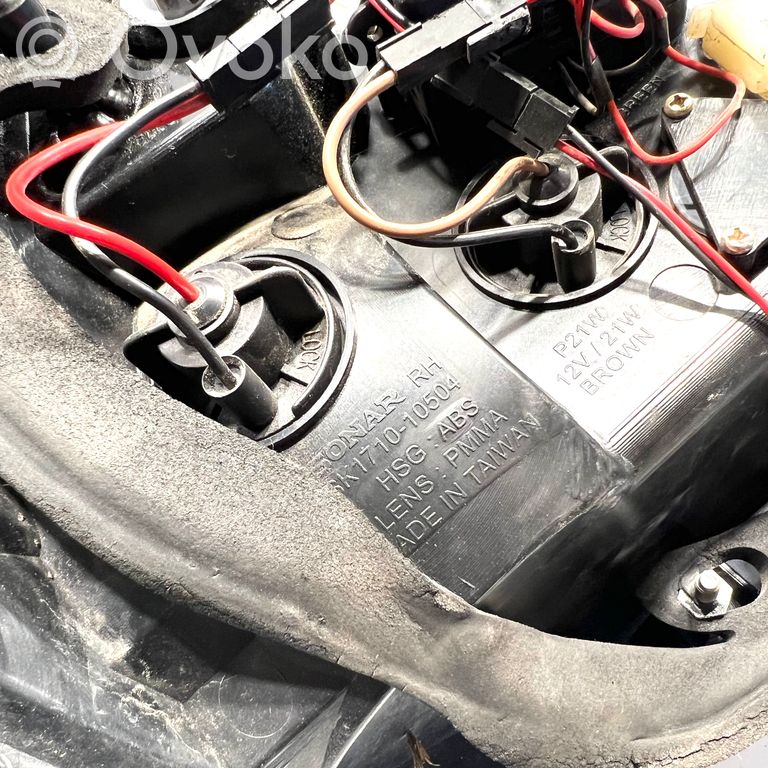 Taillight in the body