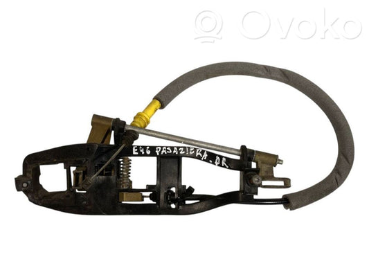 Holder/bracket for external opening handle at the front