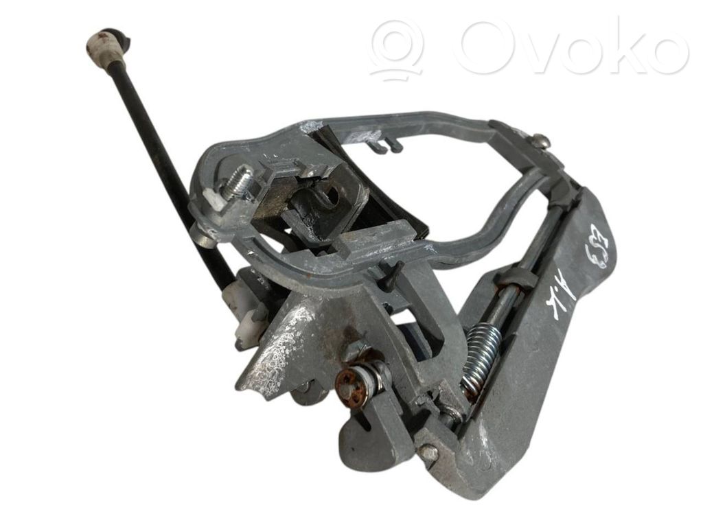 Holder/bracket for external opening handle at the back