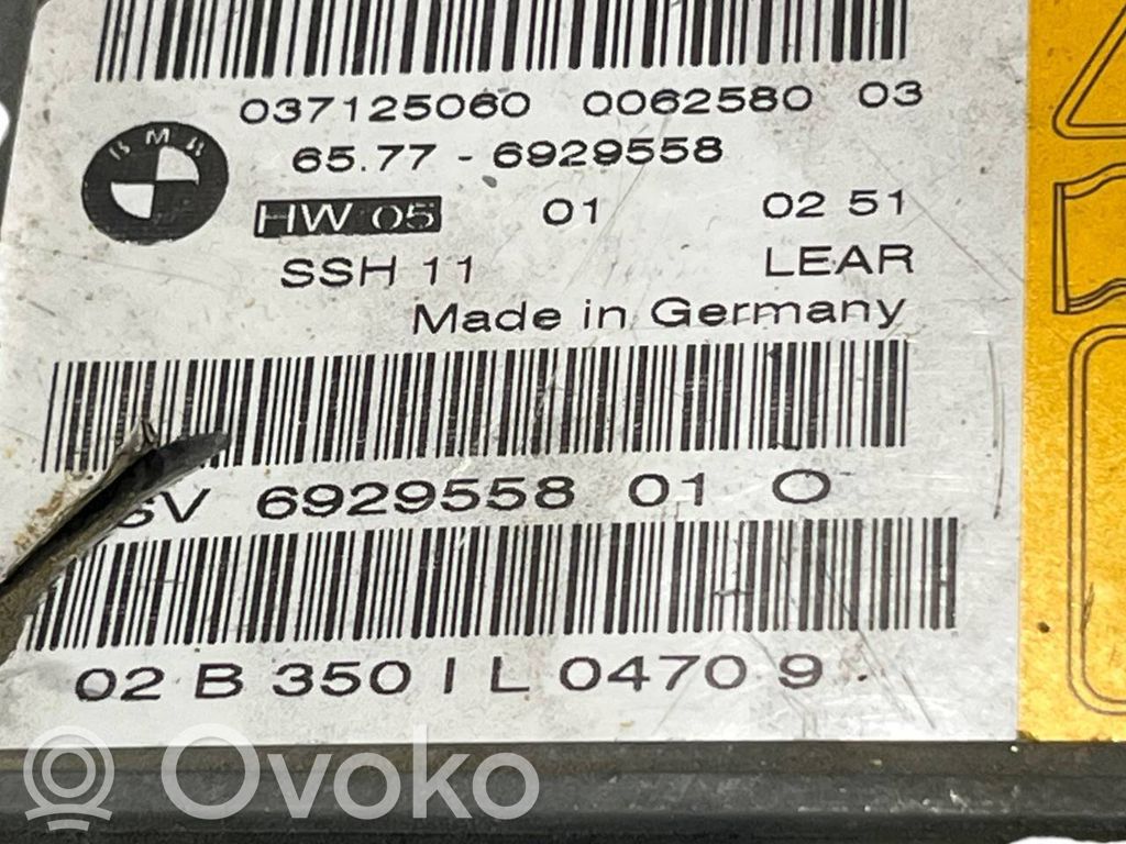 Gaisa spilvenu vadības bloks