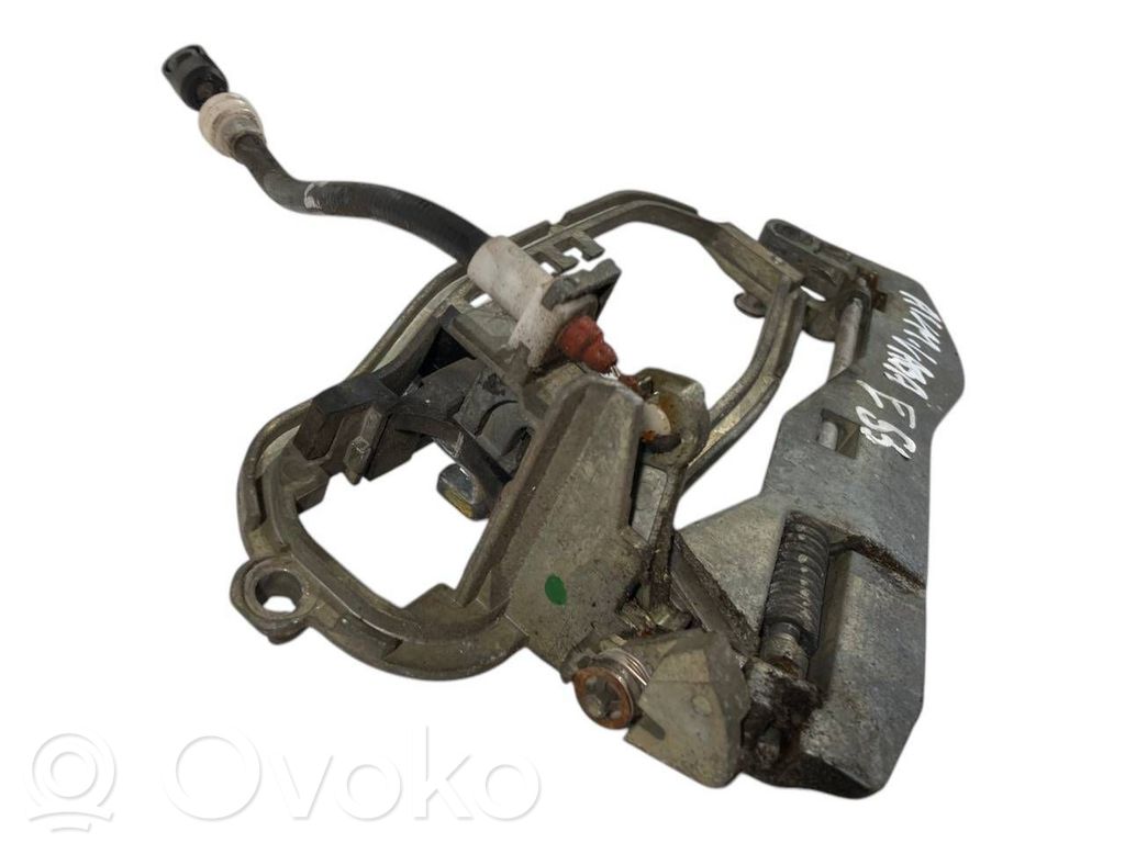 Holder/bracket for external opening handle at the back