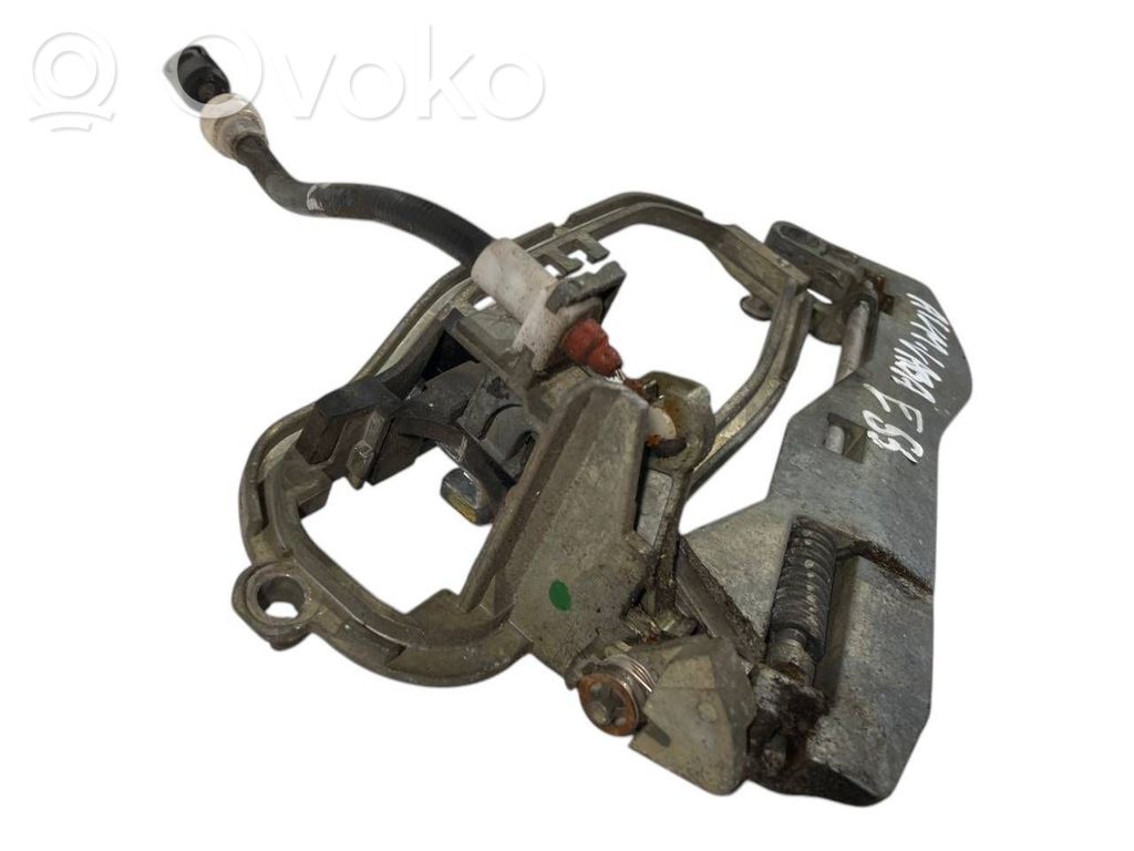 Holder/bracket for external opening handle at the back