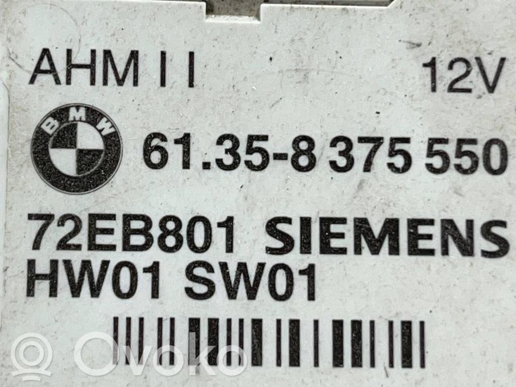 Trailer hitch control unit