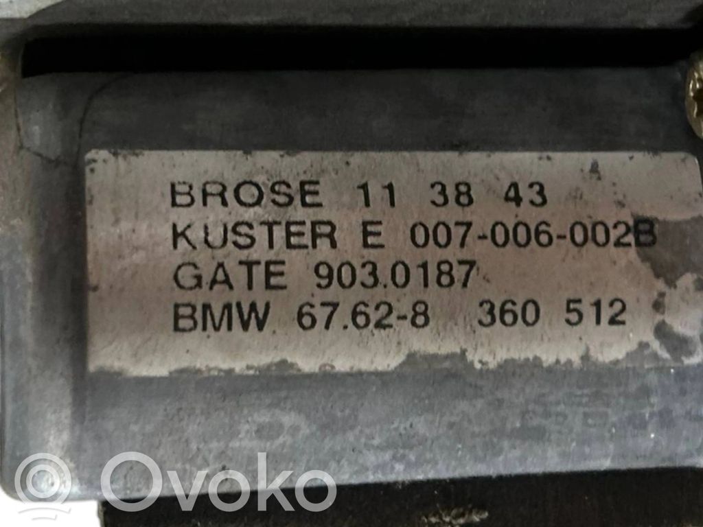 Priekšpusē elektriskā loga pacelšanas mehānisma komplekts