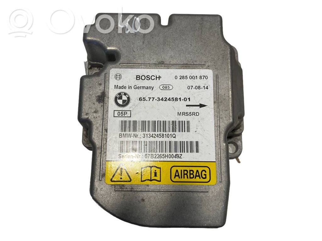 Gaisa spilvenu vadības bloks