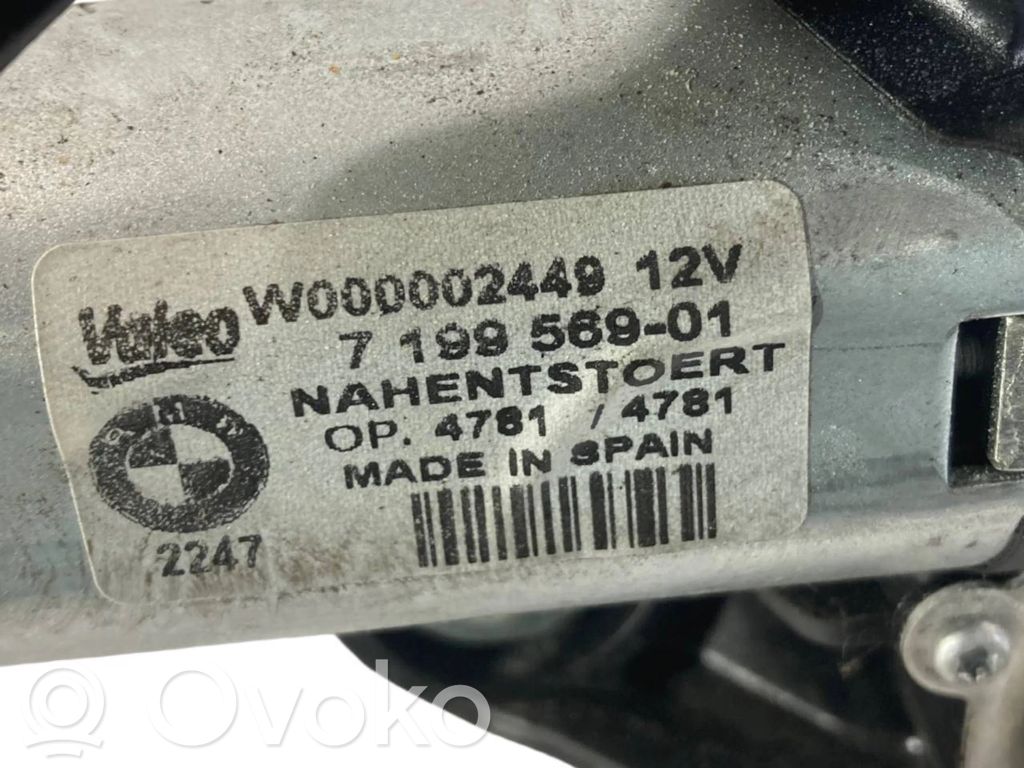 Мотор стеклоочистителя заднего стекла