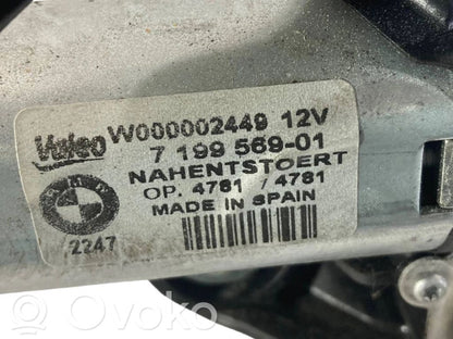 Мотор стеклоочистителя заднего стекла