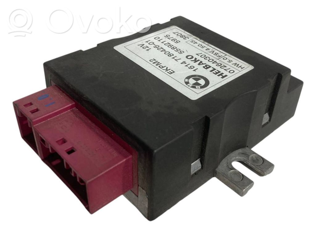 Fuel pump control unit