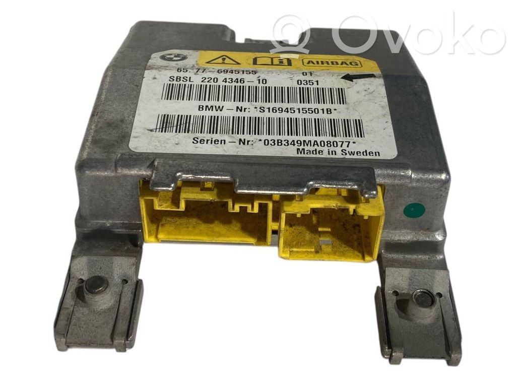 Gaisa spilvenu vadības bloks