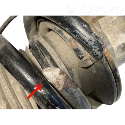 Front shock absorber with spring