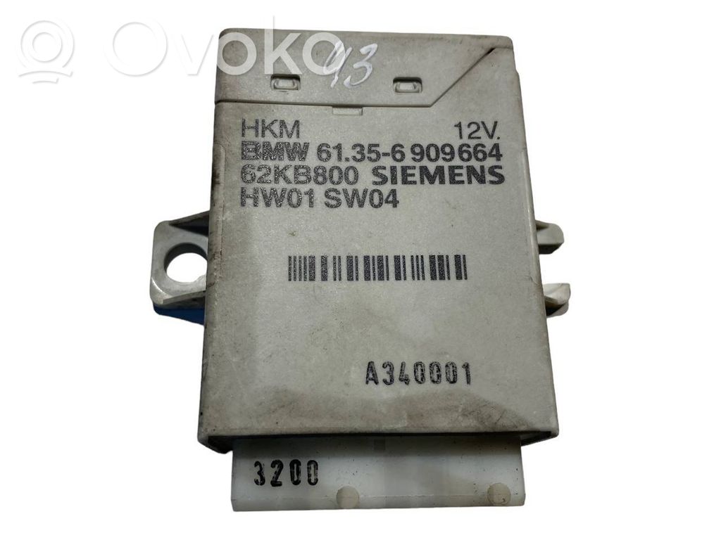 Bagāžnieka pārsega vadības bloks