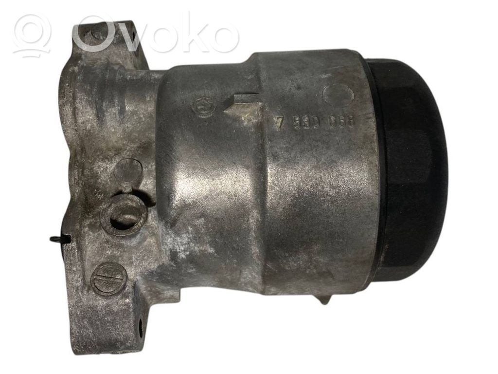Oil filter holder/cooler