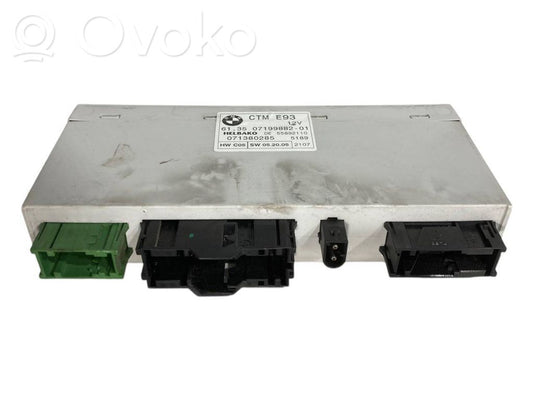 Convertible roof control unit
