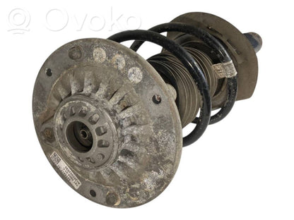 Front shock absorber with spring