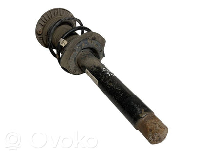 Front shock absorber with spring