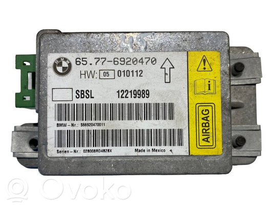 Gaisa spilvenu vadības bloks