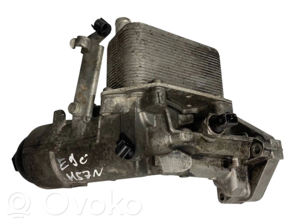 Oil filter holder/cooler