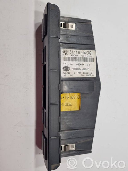 Air conditioning / climate control / interior heating control unit (in the passenger compartment)