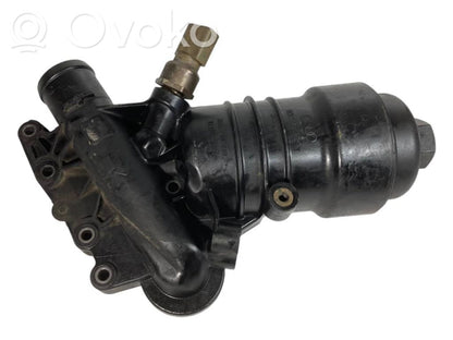 Oil filter holder/cooler