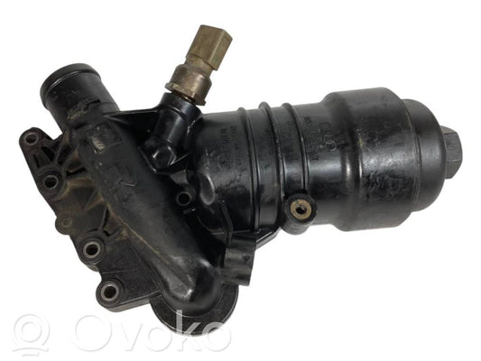 Oil filter holder/cooler