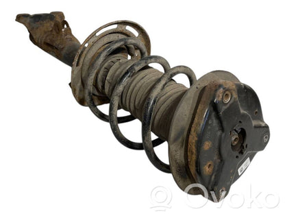 Front shock absorber with spring