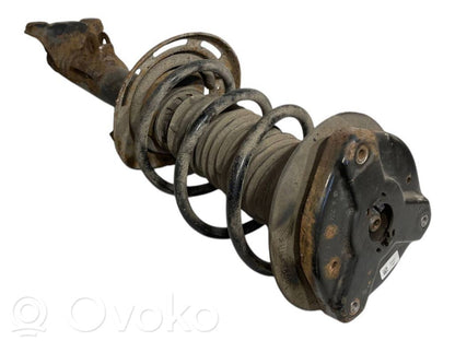 Front shock absorber with spring