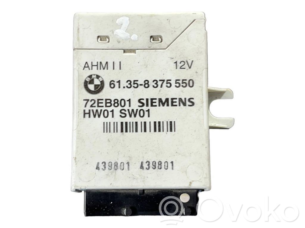 Trailer hitch control unit